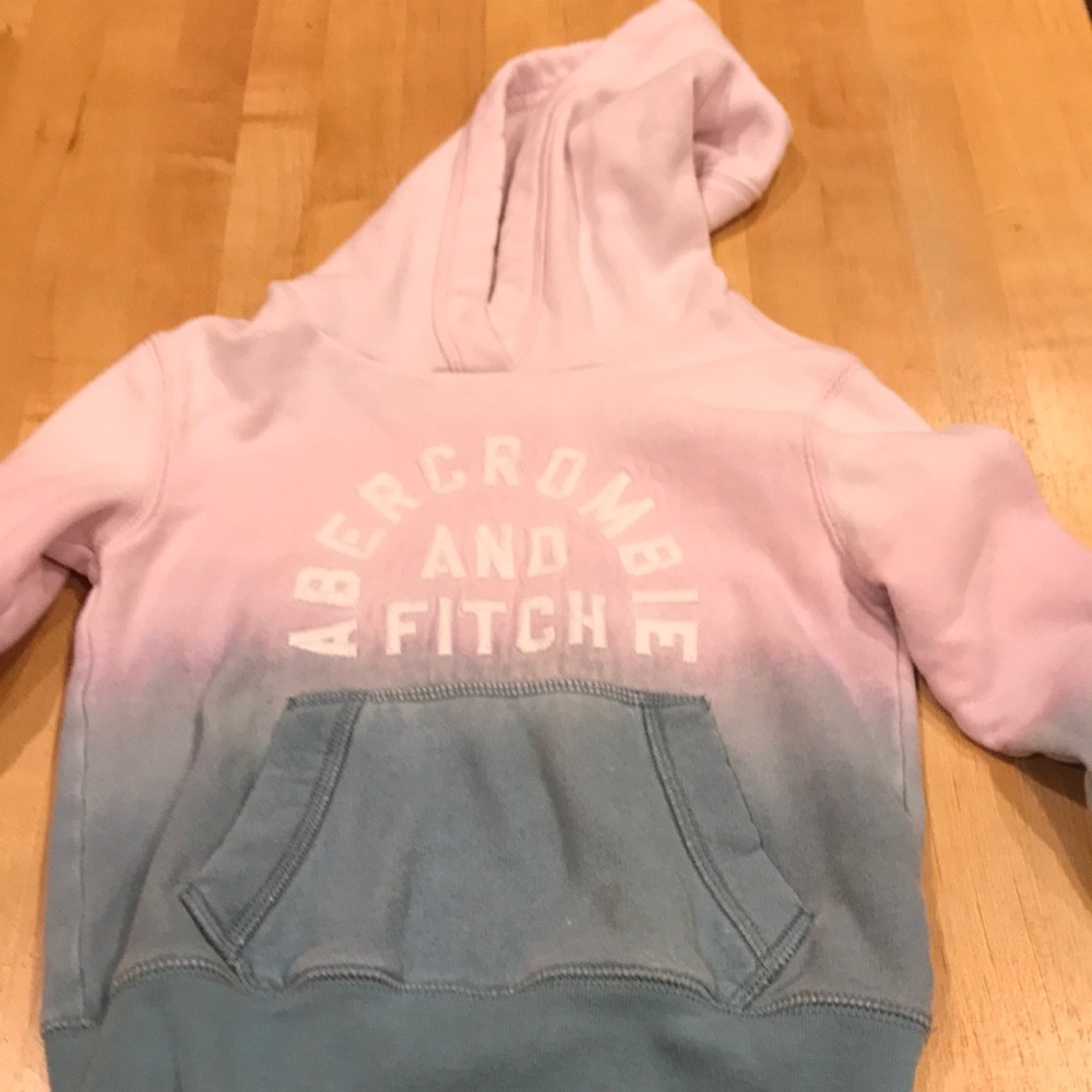 Abercrombie & Fitch Kids Pink and Blue Hoodie